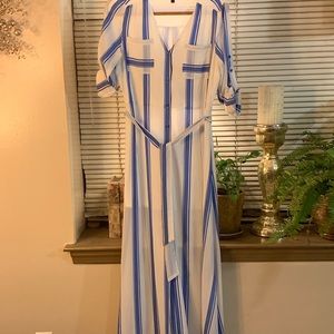 Blue/white express dress